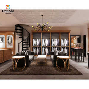 Exhibidores Metálicos para Ropa |   Armario para Ropa de Pared |   Stand de Exhibición para Tienda de Moda |   Fábrica de Accesorios Personalizados para Minoristas - Product Image 4