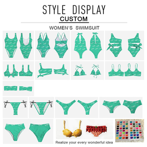 Micro bikini sexy à chaînes pour femme, ensemble côtelé brésilien, maillot de bain, tenue de plage - Product Image 2