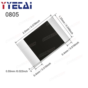 Kit de résistances CMS de haute précision <span class=keywords><strong>0805</strong></span> 1% 0 ohm 1 330 470 1K 4.7K 5.6K 33K 43K 47K 51K 56K 62K 68K 75K 82K 100K 1M Ohm – Ensemble assorti - Product Image 3