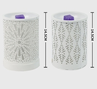Lampe à huile chauffe-bougie, récipients pour cire fondue