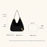 Sac Hobo Léger Grande Capacité pour Femme JW à Prix de Gros avec Fermeture Éclair et Bandoulière Unique – Idéal pour l'Été et l'Hiver, pour les Trajets Quotidiens