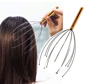Masajeador de Cabeza de Metal con Cabezal de Araña y Alambre de Acero Inoxidable con Mango de Plástico - Product Image 2
