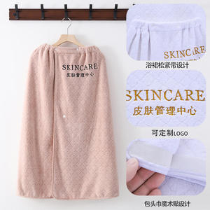 Custom Logo Luxury Bathrobes or <strong>Spa</strong> <strong>Towels</strong> <strong>Spa</strong> Dress Wrap <strong>Towel</strong> White Micro Fiber <strong>Towel</strong> <strong>Spa</strong> Massage - Product Image 3