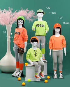 หุ่นเด็กโชว์เสื้อผ้าราคาถูก สีขาว แบบเต็มตัว ทำจากพลาสติก สำหรับเสื้อผ้าเด็ก - Product Image 5