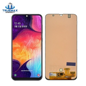 Mới Đến Đối Với Samsung <span class=keywords><strong>Galaxy</strong></span> A50 A505F Màn Hình Hiển Thị Ban Đầu LCD Amoled Lắp Ráp Với Cảm Ứng Thư Mục Combo - Product Image 4