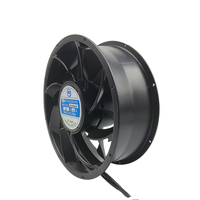 Ventilateur électrique antidéflagrant haute température 254 mm, 254x254x89 mm, haute vitesse 3100 tr/min, refroidissement de cabinet AC/DC EC 48V à roulement à billes