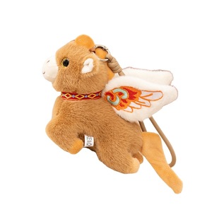 可爱飞马涤纶羊毛毛绒玩具钥匙链 - Product Image 1