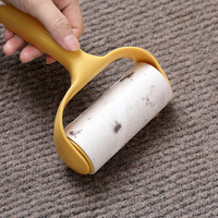 Tragbarer Hunde haarentferner mit Griff Sticky Lint Roller und Teardown Adhesive Carpet Dust Roller Brushes für den Stoff gebrauch