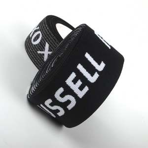 Cinta Elástica Personalizada de Poliéster y Látex con Logotipo Jacquard para Bolsos y Prendas - Product Image 2