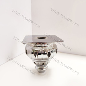 YIJUN Rose <b>Gold</b> Openwork Iron Furniture Legs Heavy Duty Modern Minimalist Luxury <b>Sofa</b> Support Legs - Product Image 4