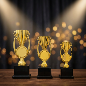Trofeo Portátil de Metal Fundido a Presión de Alta Calidad con Grabado de Logotipo Personalizado para Instituciones Educativas y Programas de Reconocimiento Corporativo - Product Image 1