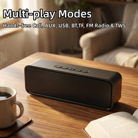 Haut-parleur portable mini 10W de haute qualité en gros S11 BT 5.0 Batterie intégrée AUX/TF/USB/Appel mains libres Basses profondes pour un usage domestique