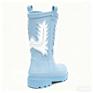 Оптовые индивидуальные удобные детские сапоги-веллингтоны для мальчиков и девочек, водонепроницаемые детские резиновые сапоги для дождя с ручкой - Product Image 3