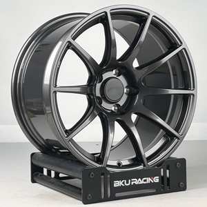 Ruedas forjadas BKU 5x114,3 de 17, 18 y 19 pulgadas, llantas de rueda de coche de carreras de aleación gris para JDM <span class=keywords><strong>Subaru</strong></span> <span class=keywords><strong>Impreza</strong></span> <span class=keywords><strong>Sti</strong></span> BRZ GT86 Supra Wrc Wrx - Product Image 1