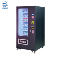 Máquina Expendedora Metálica de Pared para Exteriores, Estándar Europeo, con Pantalla Táctil de 22 Pulgadas, Habilitada para SDK, para Bebidas y Aperitivos