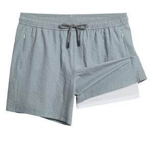 Shorts de sport vintage OEM 2025 pour hommes avec poches, taille élastique, imperméables, séchage rapide, style jogger, rayés - Product Image 6