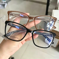 Bingkai asetat warna campuran dan model kacamata stok obral besar bingkai asetat kualitas baik bingkai cateye asetat untuk wanita