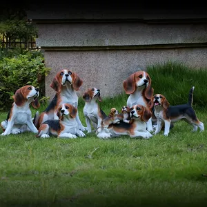 Nueva Escultura de Perro Golden Retriever de Resina <span class=keywords><strong>2022</strong></span>, Estatua de Perro de Fibra de Vidrio para Decoración del Hogar y Jardín - Product Image 1