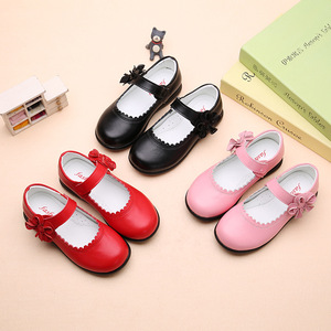 Zapatos <span class=keywords><strong>de</strong></span> Cuero para Niñas, Zapatos <span class=keywords><strong>de</strong></span> Princesa para Vestidos <span class=keywords><strong>de</strong></span> Boda, Zapatos Escolares, Sandalias Negras <span class=keywords><strong>de</strong></span> Verano para Estudiantes, Pantuflas para el Hogar - Product Image 6