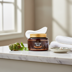 Crème au peptide d'escargot ANJO, cosmétique coréen anti-âge et anti-rides, soin hydratant du visage 280 ml pour adultes, tous types de peau - Product Image 2