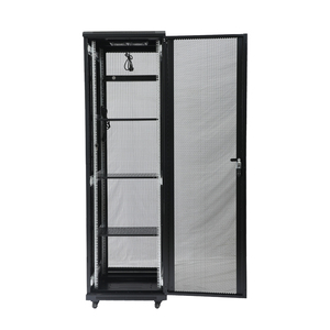 Asterix <span class=keywords><strong>42U</strong></span>/45u/32u 19 inch tầng thường vụ máy chủ Tủ SPCC thép đen Tempered Glass cửa 600 mét chiều sâu kho - Product Image 4