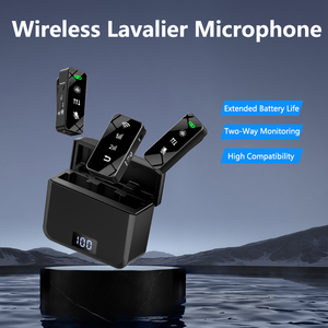 Micrófono inalámbrico Tie Close Talk Plug and Play 20 metros Recepción accesible Tipo C Solapa Audio Video para PC Notebook - Product Image 2