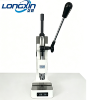 Máquina Automática de Ilhós e Máquina de Prensa Manual para Pequenas Fábricas de Laboratório