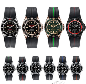 Cinturini in silicone For Labor 8900 Ghost King per Rolex, cinturino in gomma siliconica da 21 mm per orologi - Product Image 2