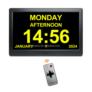 Pros hadiah Hari Thanksgiving Digital, 10 inci Jam hari kalender landasan untuk perawatan penyakit dan gangguan memori untuk orang hilang memori - Product Image 1