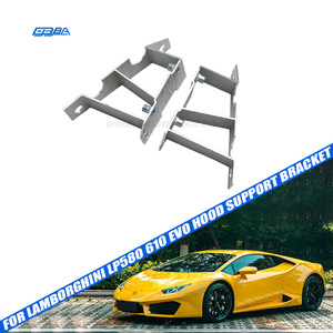 สำหรับ Lamborghini Huracan LP580-6 610 EVO ชุดยึดฝากระโปรงหน้าอะลูมิเนียมอัลลอยด์ใหม่ ชุดยึดฝากระโปรงหน้า OE 4T0806241E 4T0806242E - Product Image 2