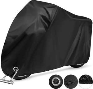 Cubierta de bicicleta grande para exteriores, <span class=keywords><strong>cubiertas</strong></span> impermeables para bicicleta, lluvia, sol, UV, polvo, a prueba de viento, cubierta de motocicleta para bicicleta eléctrica de carretera - Product Image 1