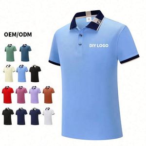 Camisetas Polo para Hombre con Tela de Seda de Hielo, Anti-Pilling, con Logotipo Personalizado, Estilo Moderno y Tecnológico - Product Image 2