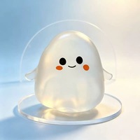 Vente chaude transfrontalière : Jouet anti-stress souple et moulable en TPR, motif fantôme, type bloc de construction, pour fêtes