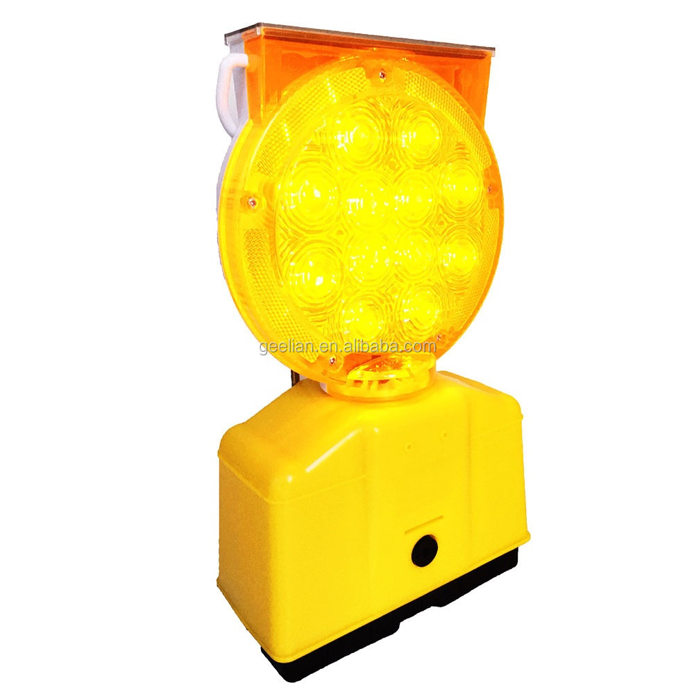 Светодиодная Водонепроницаемая Солнечная приведенная в действие ограждающая Предупредительная лампа проблесковый маячок предупреждающий световой конус