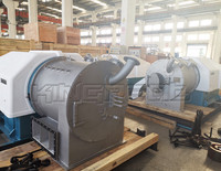 Centrifugeuse à poussoir horizontal à piston à deux étages d'occasion à bas prix pour usine de raffinage de production de sel de mer