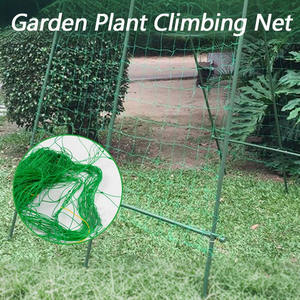 Grande treille en acier galvanisé à mailles larges, durable, pour plantes grimpantes - Treille de jardin pour la formation des roses, des clématites et la décoration murale de fleurs - Product Image 2