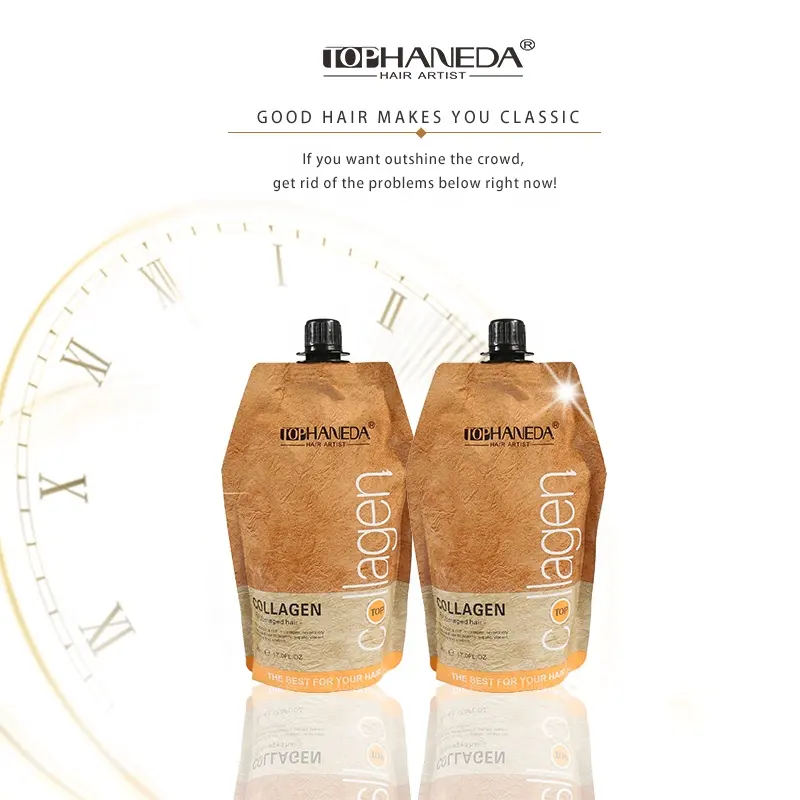 Wholesale Low Price Oem 500ml Hair and Scalp Care Anti-Dandruff Organic Keratin Protein With Collagen