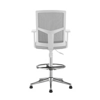 Chaise de bureau moderne à dossier moyen en maille, réglable, pour bureau debout