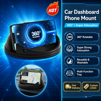 Support de téléphone de voiture en silicone, logo personnalisé OEM, tapis antidérapant pour tableau de bord, emballage personnalisé à marque privée pour votre entreprise