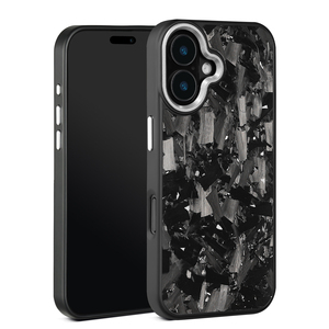 Étui de téléphone en fibre de carbone véritable forgée + TPU + cadre métallique pour <span class=keywords><strong>iPhone</strong></span> 16/16 Pro Max/16 Plus/16 Étui en carbone/15 PRO Étui de protection - Product Image 6