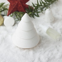 Diffuseur de parfum d'aromathérapie d'huile essentielle de terre de diatomées OEM pierre d'arôme d'arbre de Noël
