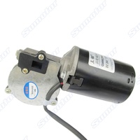 GW6280 DC 12V 24V 30 52 100 Rpm Moteur à vis sans fin électrique autobloquant pour essuie-glace de porte à volet roulant BBQ