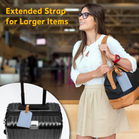 Étiquettes de bagages en similicuir souple et tendance OEM/ODM pour valises/sacs à main/sacs à dos, approuvées TSA – Essentiels de voyage