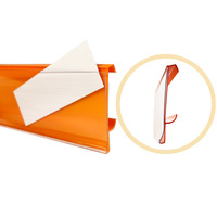 Lozier Maddix clair personnalisé gondole détail étagère bandes canal PVC extrudé bande de données en plastique porte-étiquette de prix pour supermarché