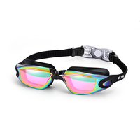 JSJM Lunettes de natation unisexe anti-buée pour adultes Lunettes de natation pour piscine Ensemble de lunettes de natation pour adultes