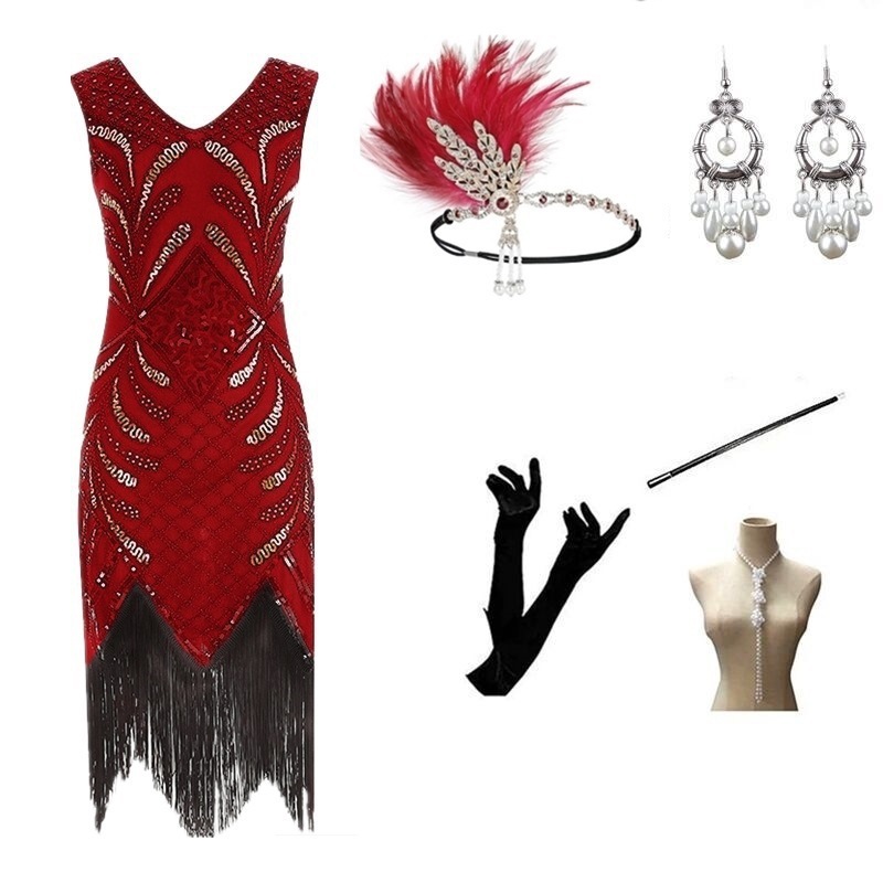 Accessoires vestimentaires rouges