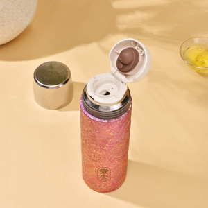 Izumi Tai Insulated Cup Pure Titanium Double Wall With <b>Tea</b> Strainer For <b>Tea</b> And Water Separation Gift Use - Product Image 4