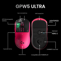 Logitech G PRO X3 SUPERSTRIKE PW5 Mouse Gaming Nirkabel Ultra Ringan 59g Mode Ganda RT Trigger Mouse Esports