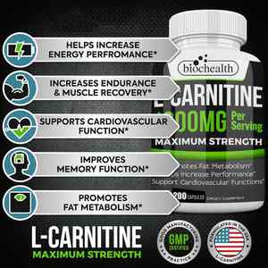 Besica แคปซูล L-carnitine ที่มีความแข็งแรงเป็นพิเศษ-1000มก. ต่อการให้บริการ-เพิ่มการเผาผลาญและเพิ่มประสิทธิภาพ - Product Image 5