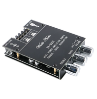 50W + 50W Yüksek/Düşük Frekans Ayarlı Pre-amp Ses Güç Amplifikatörü Kart Modülü Subwoofer 5.0 Çift Kanal